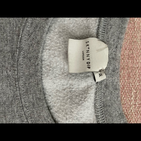 SOLD.    Skinny Dip Size M grey sweatshirt “Call My Lawyer” - Picture 2 of 3